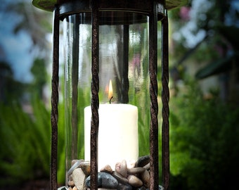 H Potter Large Decorative Hurricane Lantern Candle Holder