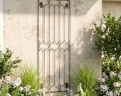 H Potter Iron Wall Trellis - Garden Trellis - Wall Art with Mounting Brackets