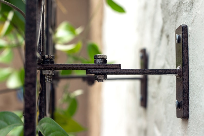 H Potter Wall Art Trellis & Wall Mounting Brackets 5.5' Etsy