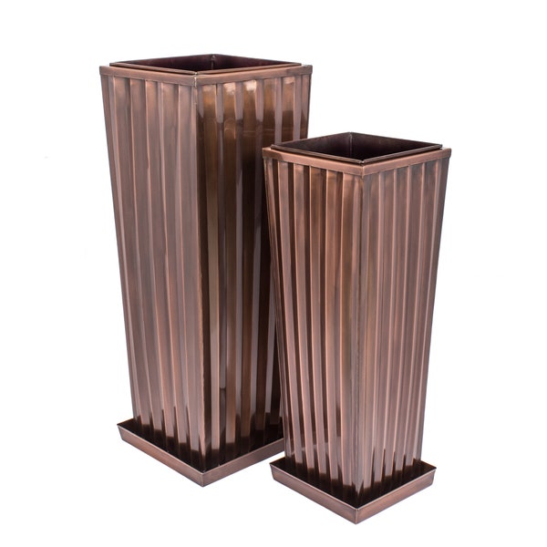 Tall Outdoor Planters Etsy