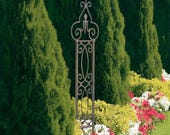 Garden Trellis – Heavy-Duty Iron Metal Trellis for Climbing Roses & Clematis, Outdoor Vertical Garden, Weather-Resistant | H Potter