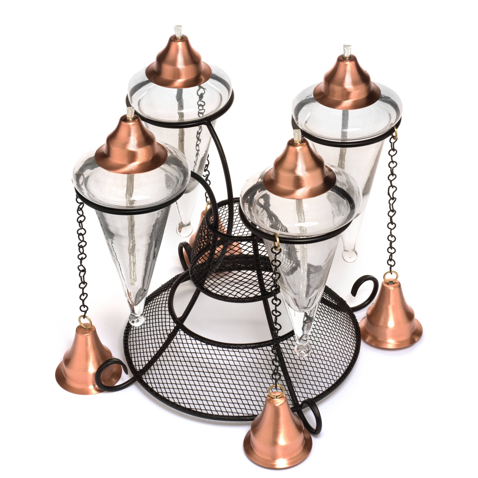 H Potter Tabletop Glass Torch Outdoor Lighting Patio Deck Etsy