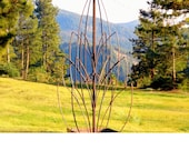 H Potter Trellis Iron Garden Trellis for Backyard Landscaping - Metal Trellis for Climbing Plants - Metal Yard Art - Garden Gift Idea