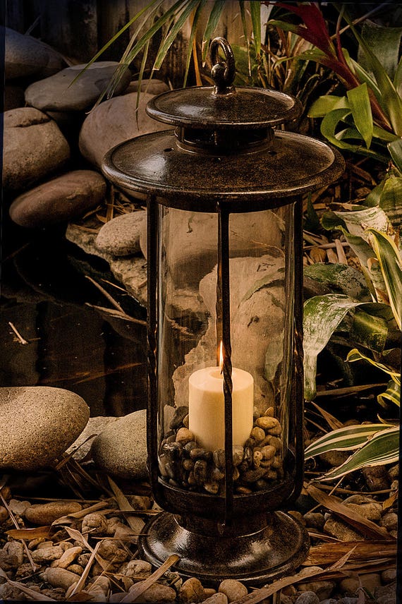 H Potter Large Decorative Hurricane Lantern Candle Holder