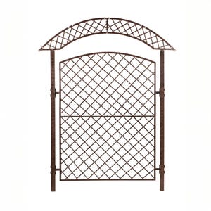 H Potter Garden Trellis. Large Metal, Tall Outdoor Screen, Wrought Iron, Heavy Durable, Outdoor Room, Yard Art, Fence, Deck, Patio Backyard