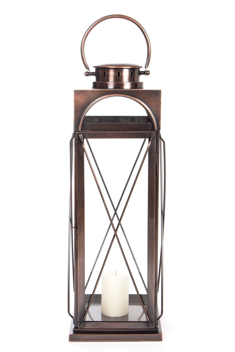 H Potter Decorative Candle Lantern Patio Deck Glass Candle Etsy