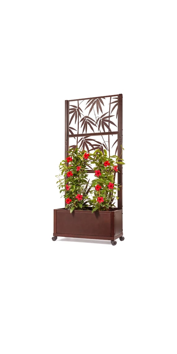 H Potter Garden Trellis Planter, Metal 75 Inches Tall, Landscape Structure  Indoor Outdoor, Heavy Duty Iron Privacy Screen Patio Deck Balcony - Etsy