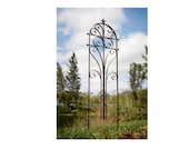 H Potter Trellis Large Garden Trellis Iron Outdoor Decor, Yard Art, Ground Stakes Included, Plant Flower Rose Clematis, Christmas Gift Idea