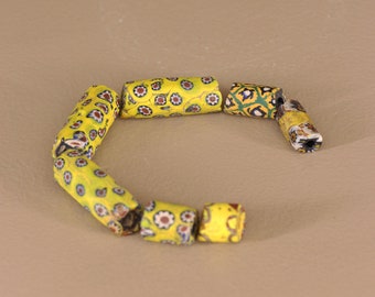 African Art - Lot of Millefiori Venice beads