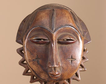 African Art - Baoulé "moon" mask