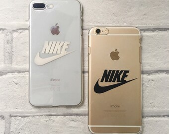 Phone case, cover with Nike logo design for iPhone and Samsung Clear, Hard, Protective TPU 6, 7, 8 Plus, XR, XS Max, 11, 12, 13 Pro