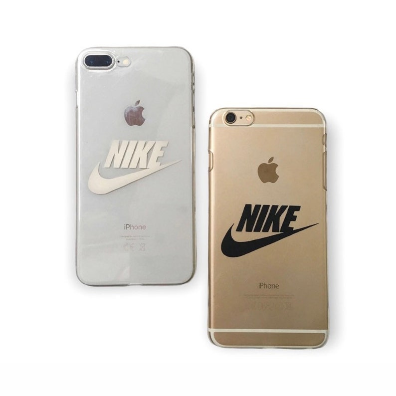 Phone case, cover with Nike logo design for iPhone and Samsung Clear, Hard, Protective TPU 6, 7, 8 Plus, XR, XS Max, 11, 12, 13 Pro 