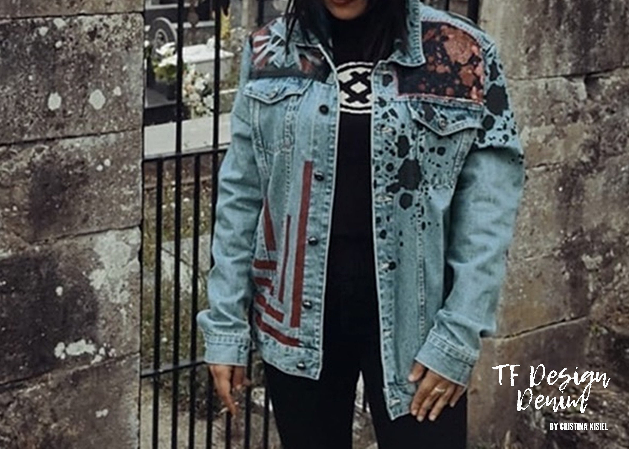 steampunk denim jacket