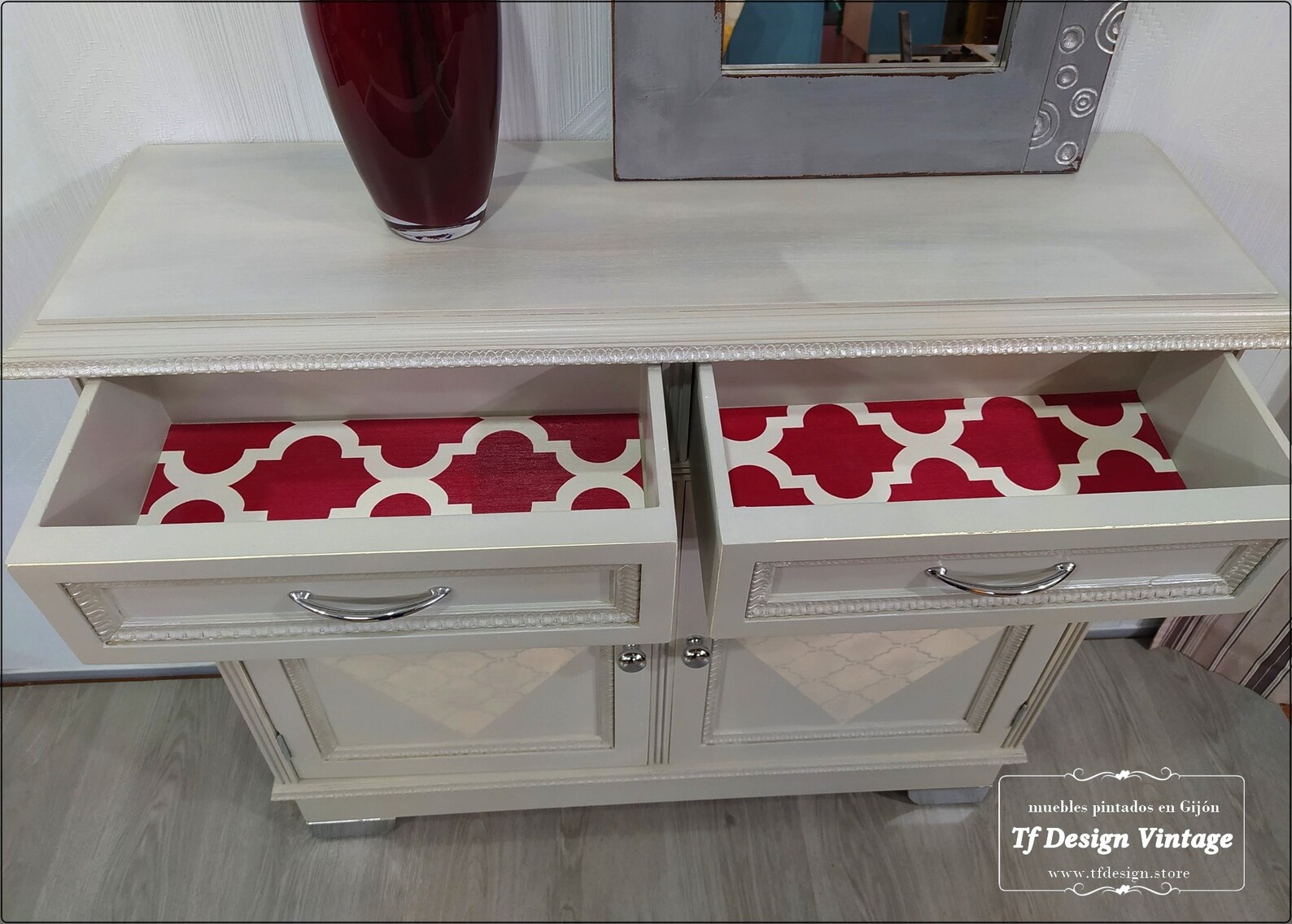 Schmale Schuster Vintage-Stil Schuster bemalte Schuhschrank | Etsy