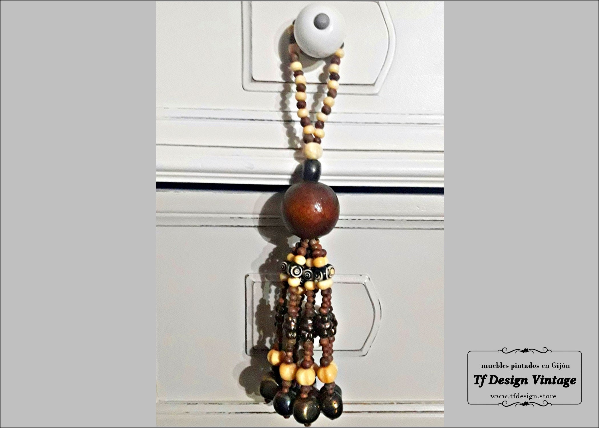 Borla decorativa puerta Borla puerta de armario Borla marrón | Etsy