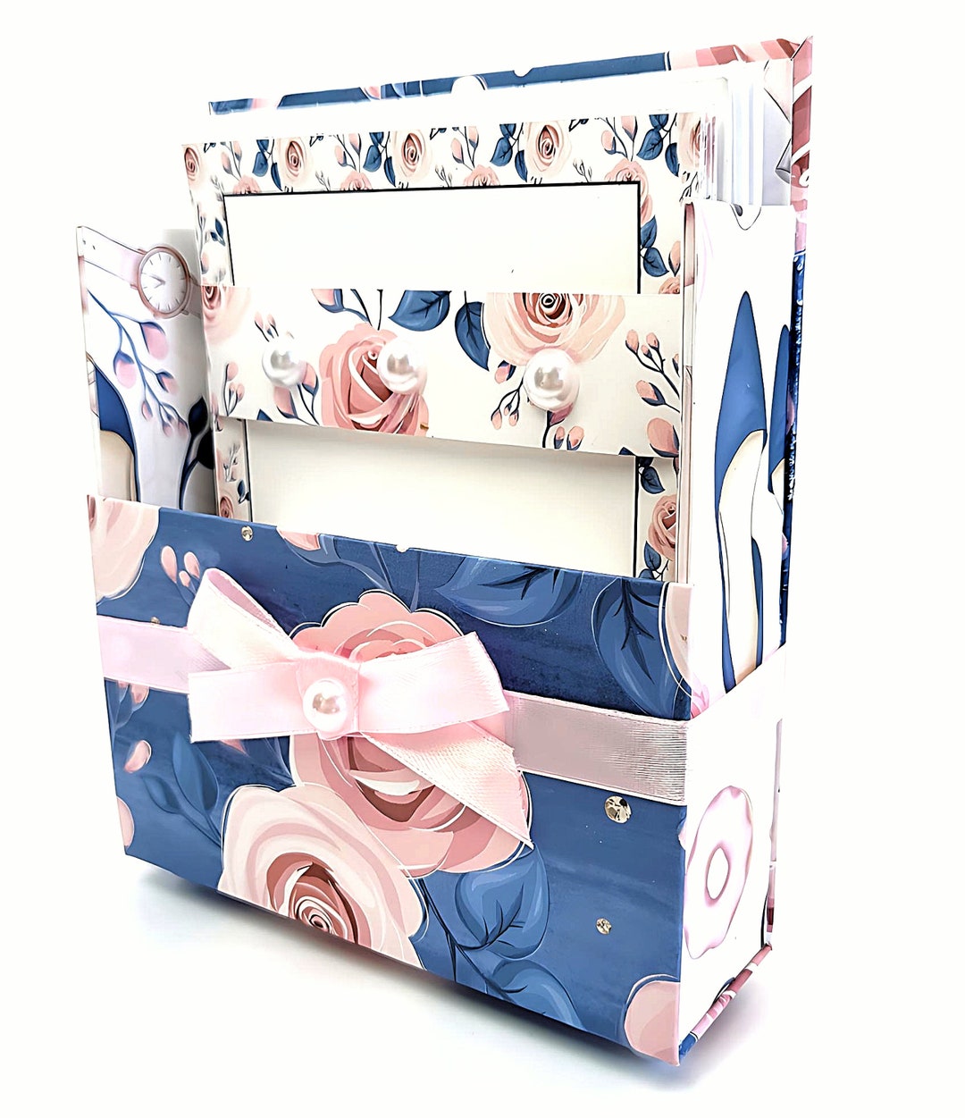 42pc Stationery Gift Box Set W/reusable Desktop Organizer Box and