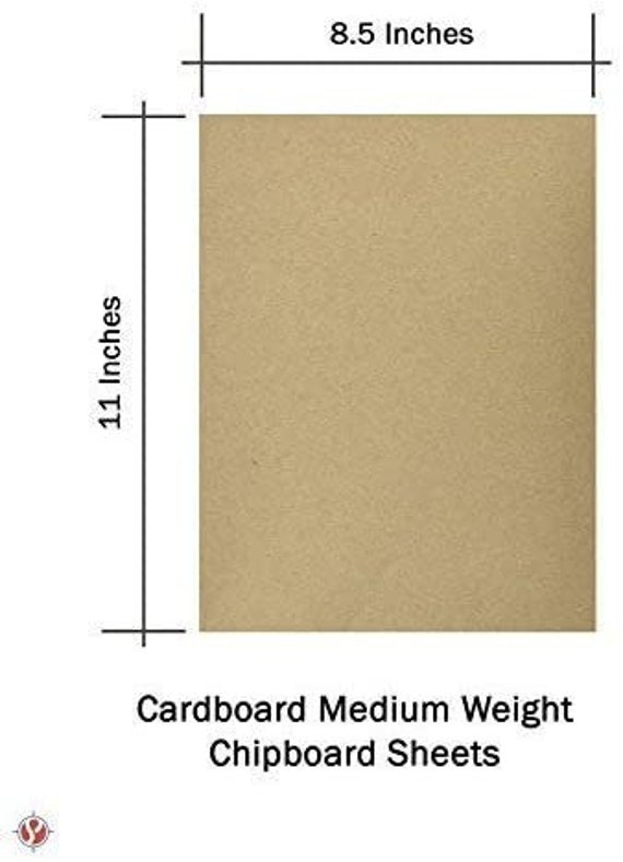 12 X 12 Black Chipboard - Cardboard Medium Weight Chipboard Sheets - 25  Per Pack.