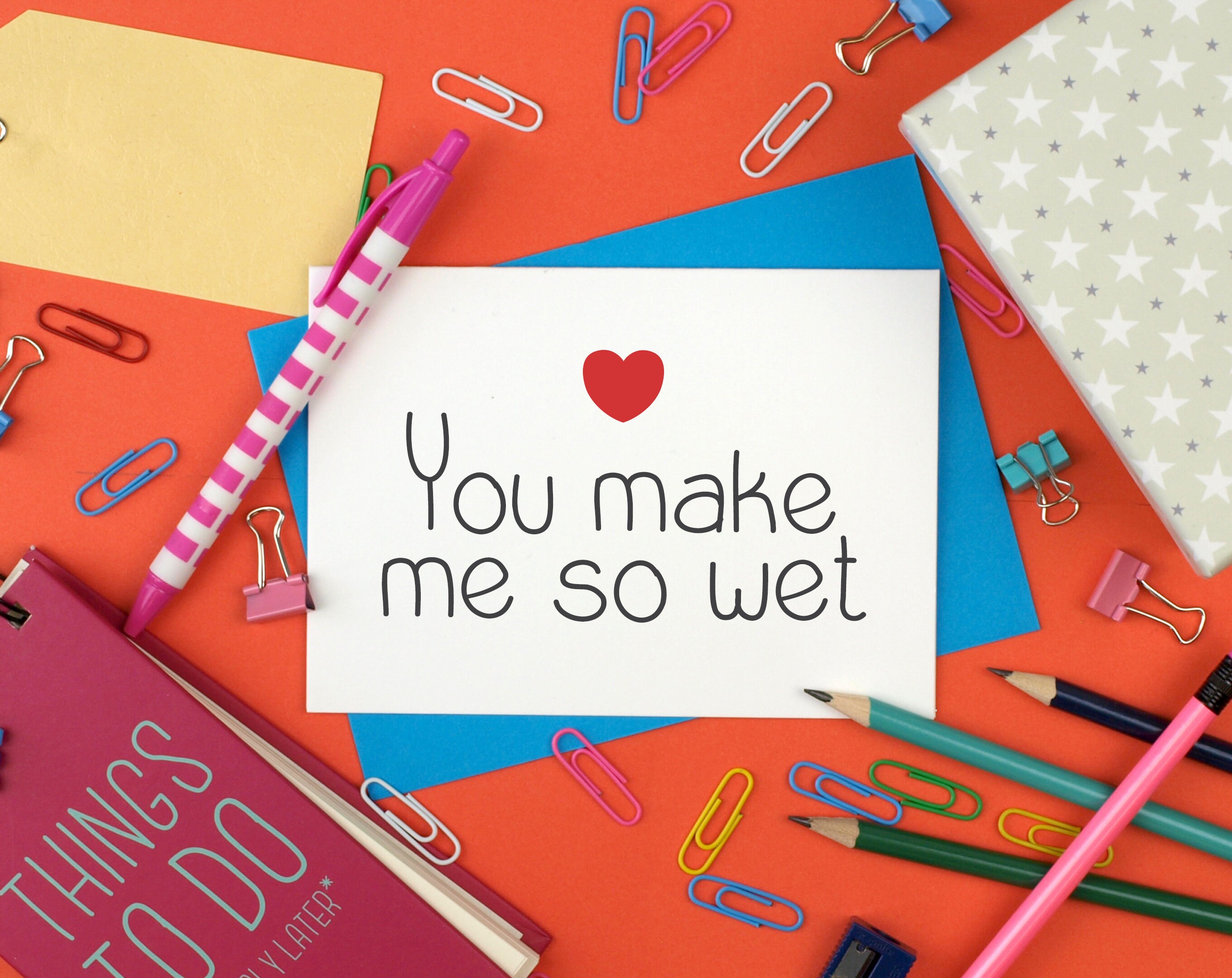 Rude Birthday Card / Anniversary Card / Valentines Day Card you Make Me ...