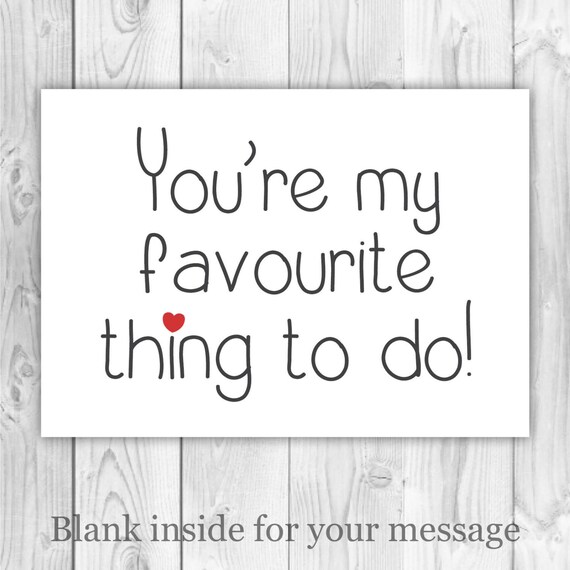 Card for boyfriend girlfriend husband wife fiancee PR0035 Valentines day card