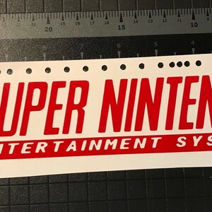 Retro Nintendo Virtual Boy Logo Vinyl Sticker Car Decal Window Etsy