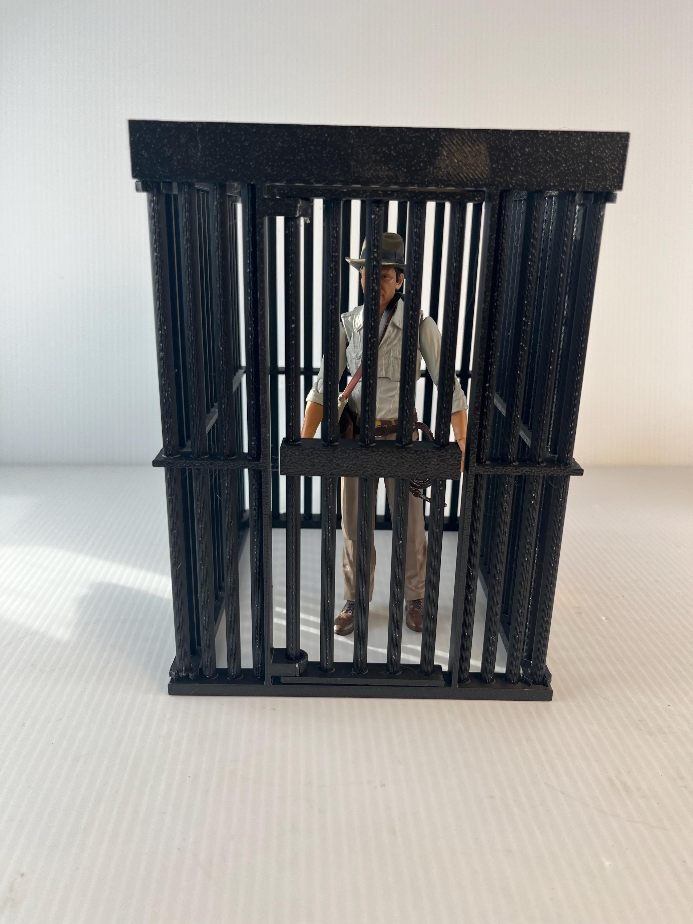 Prison Scale Model 3D Printed Prison Jail Cell 1:12 Scale for Diorama 6