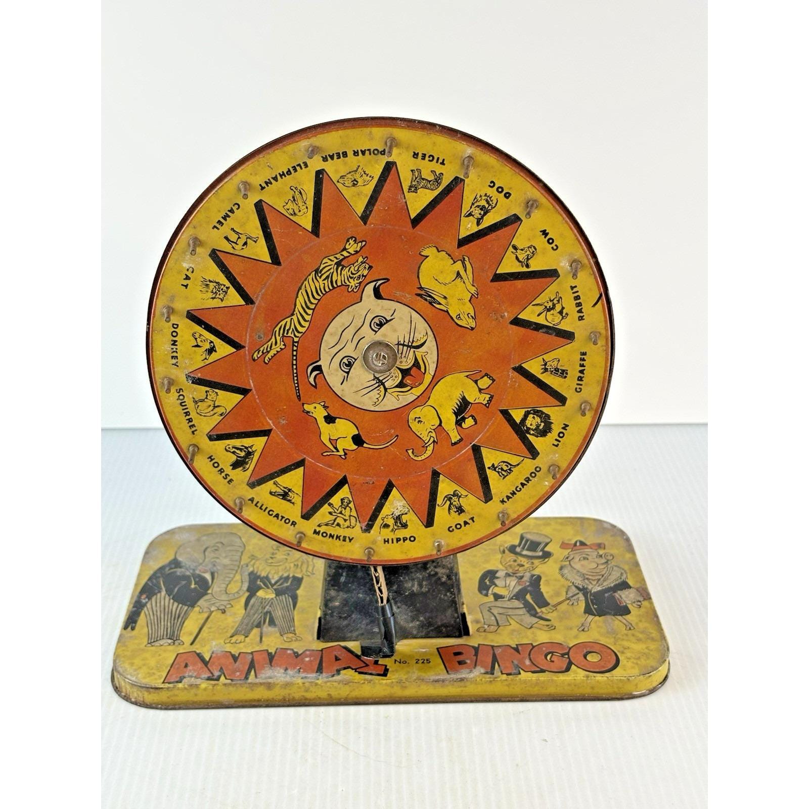 Antique Bingo Game - Etsy