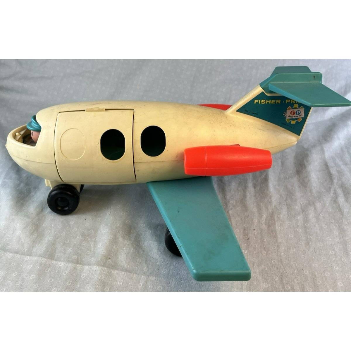 Jet Plane Fisher Price Airplane 1970 70s Airplane Toy