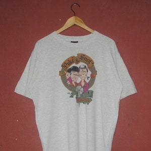 Vintage PUKE & SNOT Whip Out Your Magaga 1990s T shirt size Large / X-Large / 90s comedy Team Renaissance Festivals Funny Art potrait shirt