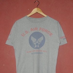 Vintage TEDMAN Ted Company U.S Air Force Airbrone T shirt size S / M /  1990s Army Apache squadron / Japanese streetwear Buzz Rickson tee