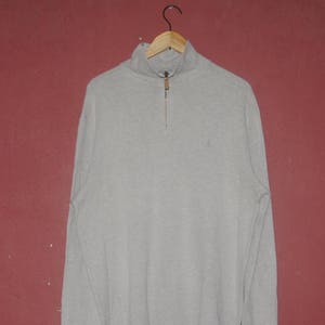 Vintage Polo Ralph Lauren sweater sweatshirt size Large / LL / Vintage Outdoor sweater / Polo small pony half zipper sweater / Pullover