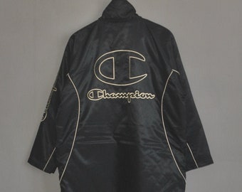 Champion sweater big logo cheap leather