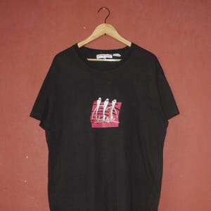 Vintage SONIA RYKIEL Paris T shirt size X-Large / 1990s High Fashion designer tee /  Streetwear hipster shirt / Made in France