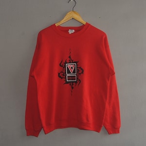 Vintage VISION STREET WEAR Skateboard 1980s sweatshirt Medium / 80s 90s Skateboarding sweatshirt /  Grunge Sweater Pullover / Skate Crewneck