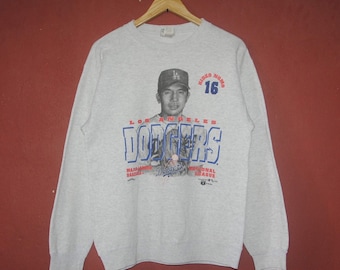 Vintage HIDEO NOMO Los Angeles Dodgers 1995 sweatshirt size Small / Vintage Mlb Baseball sweater / LA Dodgers Nutmeg jumper Pullover