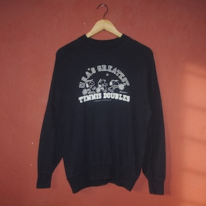 Vintage Snoopy Peanuts 1990s sweatshirt Medium / 1990s Charlie Brown Cartoon sweatshirt / Vintage Sweater / nice design / Pullover