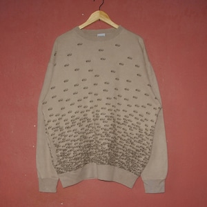 Vintage QUIKSILVER Classic 1990s sweatshirt size Large / Vintage 1990s Surf Beach Skateboard streetwear sweater / Pullover / Winter Jumper
