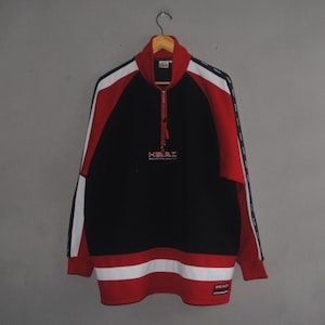 Vintage HEAD Side Tape 1990s polyester Tennis Gear sweater Large / XL / 90s Nice design sport pullover / hip hop swag hipster windbreaker