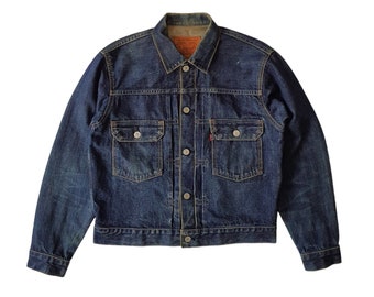 Vintage LEVI'S 507 Type 2 II Selvedge Denim Trucker Jacket Vintage LEVI'S 507 Type 2 II Selvedge Denim Trucker Jacket