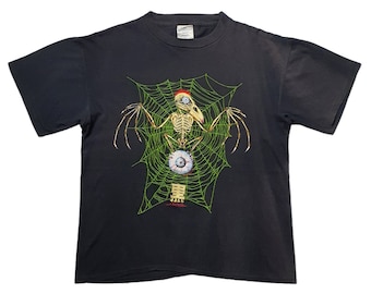 Vintage 1990 Pushead Bird's Eye Septic Death T shirt M-L / 1990s Pushead Artwork Hyperstoic Punk 90s Mistfits tee
