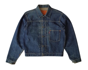 Vintage LEVI'S Type 1 Big E Denim Trucker Jacket Size 38/ M Vintage LEVI'S Type 1 Big E Denim Trucker Jacket Size 38/ M