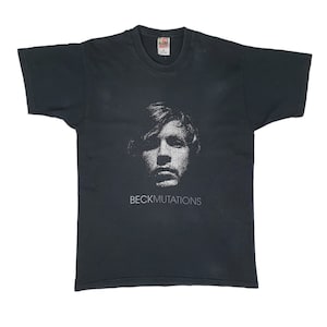 Vintage BECK Mutations 1998 Tour T shirt size Large / 90s Beck David Hansen American Indie Alternative Rock rare Concert tee