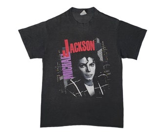 Michael Jackson Bad US Tour T-shirt M 80's - Etsy Michael Jackson Bad US Tour T-shirt M 80's - Etsy