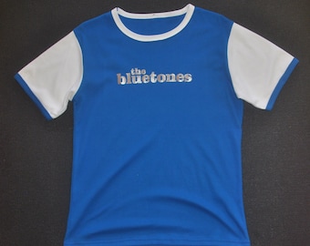 Maglietta promozionale vintage THE BLUETONES anni '90 taglia media / Maglietta rara della band britannica degli anni '90 Indie Rock Alternative Britpop Mark Morriss
