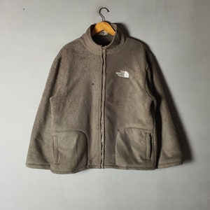 Vintage The North Face Waterproof Breathable 90s Heavyweight Fleece Jacket size M / 1990s Japan TNF Sherpa Outerwear Winter Outdoor sweater