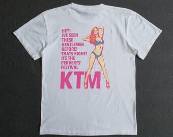 Vintage KTM 1990s Japansese Brand T Shirt Size Medium