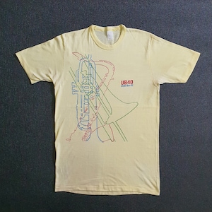 Vintage UB40 1982 World Tour Concert T shirt size XS-Small / 1980s 80s UB 40 promo tee / Reggae Pop Dub Ali Campbell Tee shirt