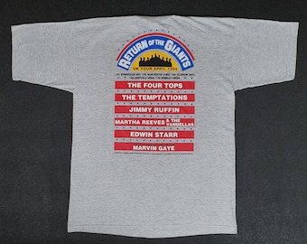 Vintage 1994 The Four Top The Temptations Martha Reeves Rückkehr der Riesen Konzert-T-Shirt Größe XL / 90s Motown R&B Jazz Soul Funk Rap T-Shirt