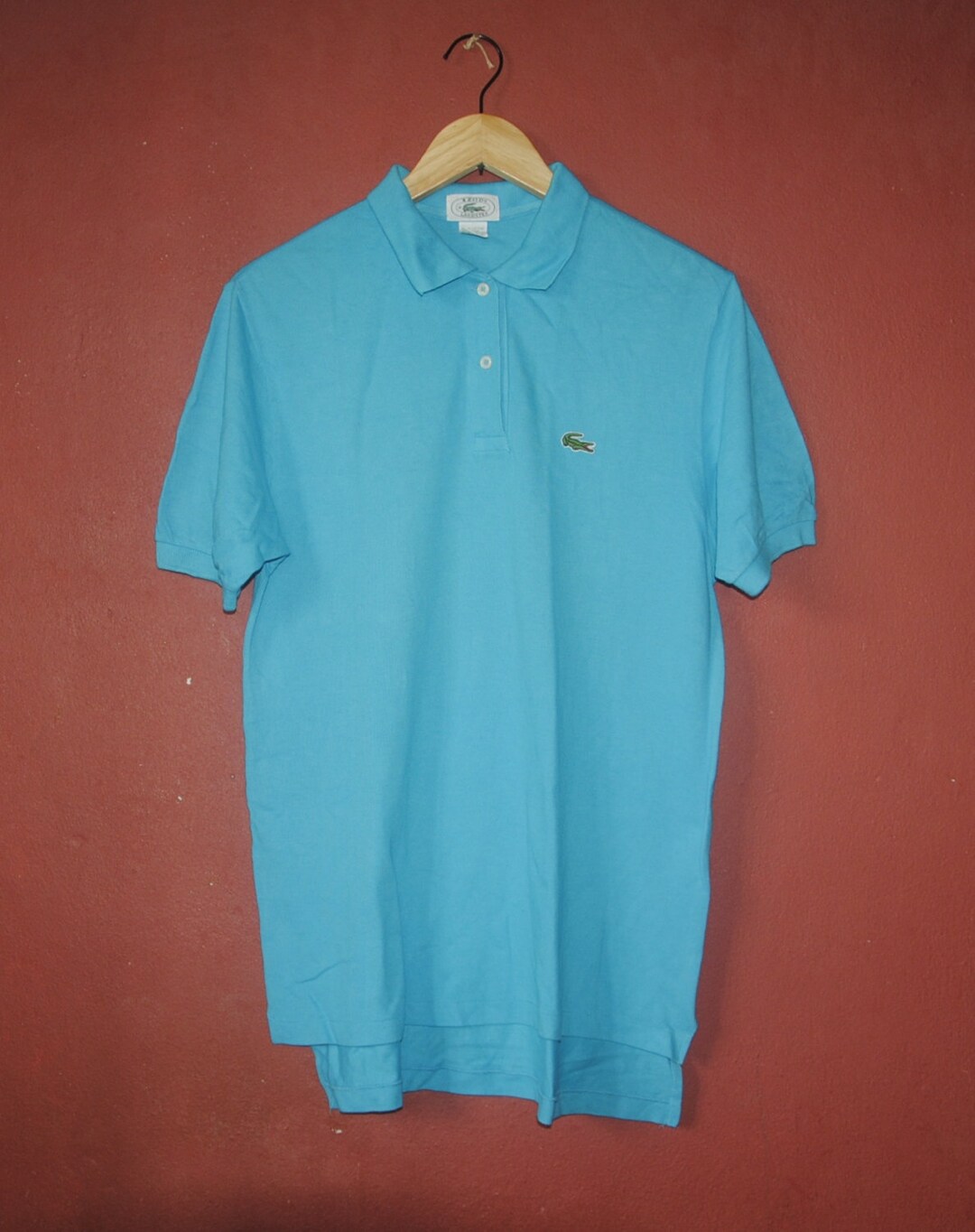 トップス LACOSTE 90s Cotton Knit Polo Shirt 3 Vintage LACOSTE Polo Shirt Medium / 1990s Polo Shirt / Designer