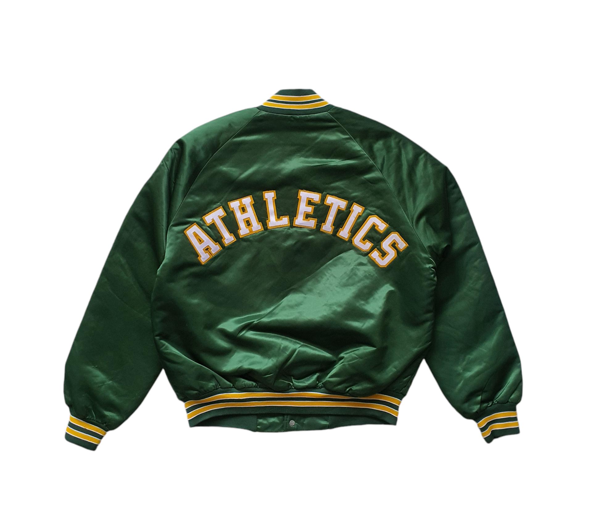 アメリカ製 80's Swingster MLB オークランド アスレチックス ジャケット スタジャン