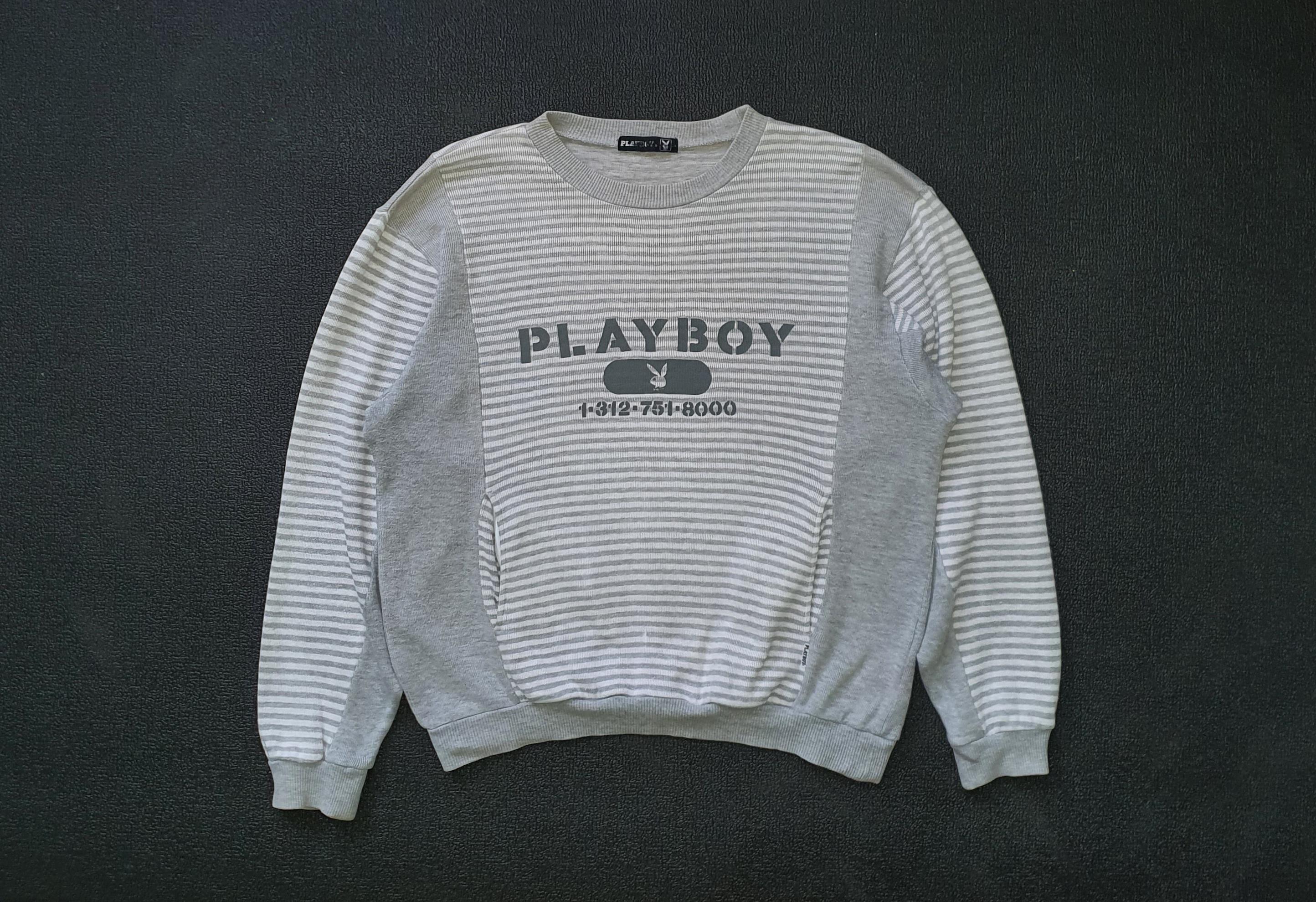 【日本限定モデル】 PLAYBOY Vintage Classic Medium Size Sweatshirt 1980s From トップス